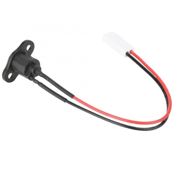 Laderport + Deksel for Xiaomi M365 / Pro - Reservedel Red