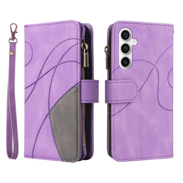 KT Multi-function Series-5 For Samsung Galaxy S23 FE Phone Case Purple