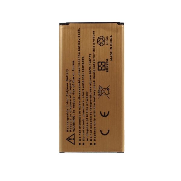 Samsung Galaxy S5 Batteri Li-ion Polymer G900 2600mAh Bulk Guld