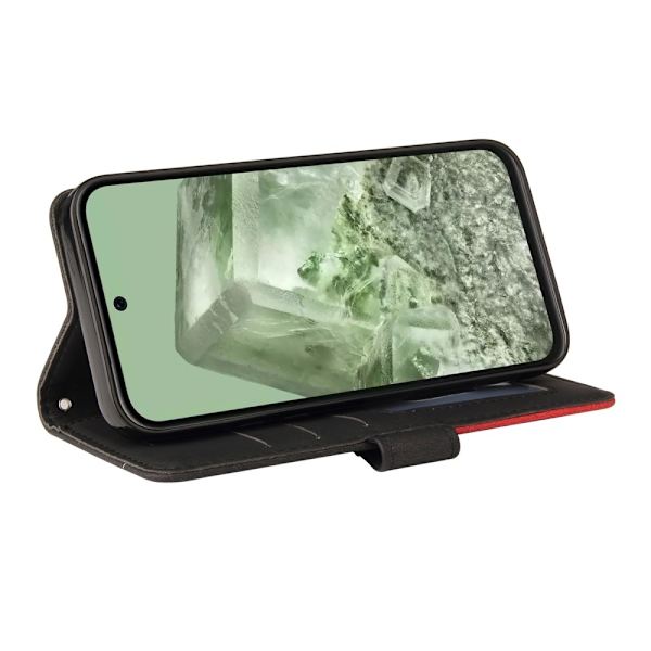 Til Google Pixel 8a KT-serie-1 dobbeltfarve Black