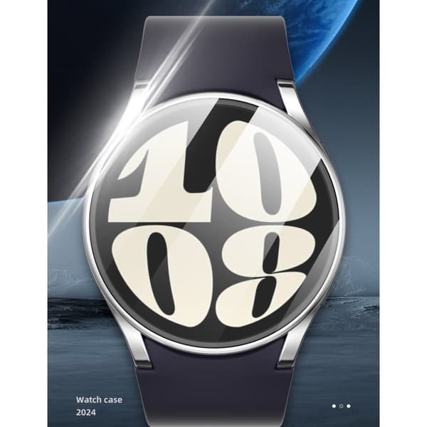 TPU Shell Case til Samsung Galaxy Watch7 44mm fuld dækning Transparent