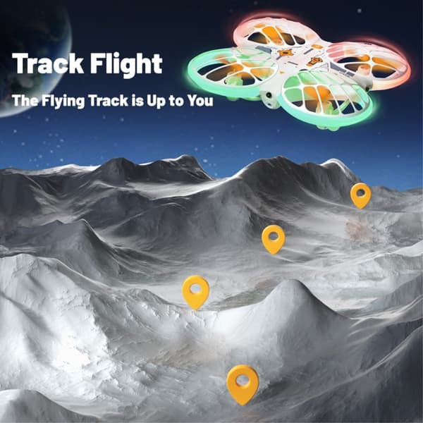X38 DC-135 Helikopter Drone Kamera Luftfoto Quadcopter 2 batterier White