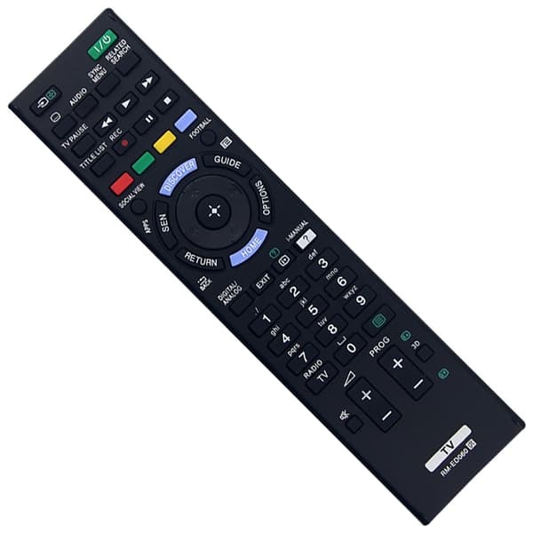 Fjärrkontroll Ersättning för RM-ED060 För Sony TV Svart