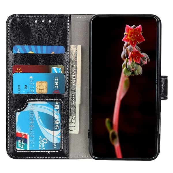 Til Xiaomi 14 Wallet Case Cover Black