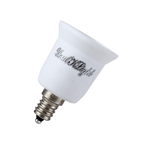 YOUOKLIGHT YK6613 Sockel adapter E26/E27 til E14 White