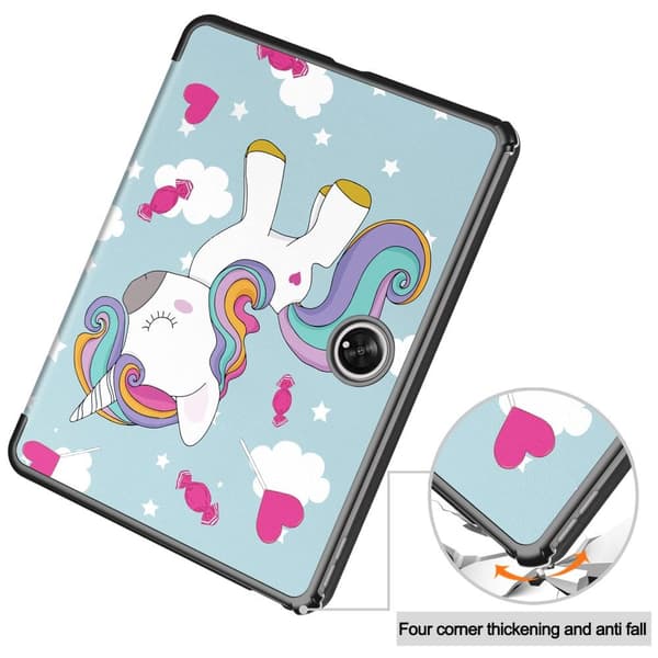 Til OnePlus Pad Trifold Stand Tabletcover - etui - Hest Multicolor