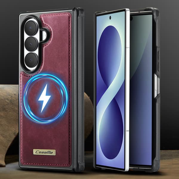 CASEME Magnetisk telefoncover til Samsung Galaxy Z Fold8 Ultra Red