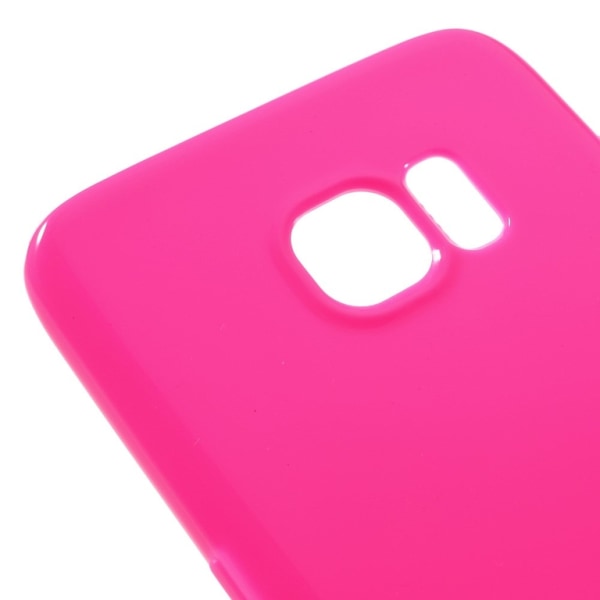 Samsung Galaxy S7 EDGE TPU kuori Rose Transparent