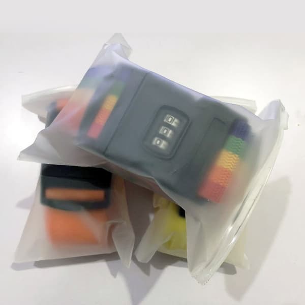 Tyverisikringsstrop til bagagekuffert Password Safe Lock - Sort Black