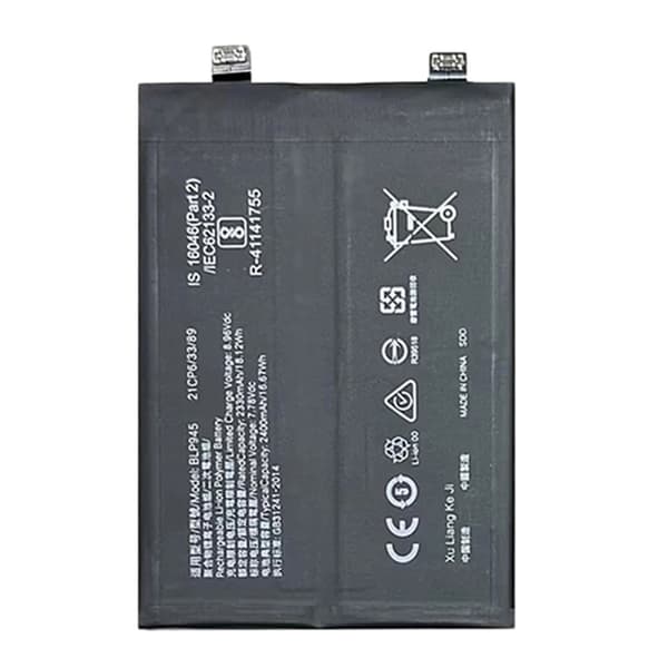 Batteri til OnePlus 10T 5G 7.76V 4660mAh BLP945 Black