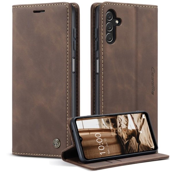CASEME Plånboksfodral Samsung Galaxy A14 - Coffee Brun