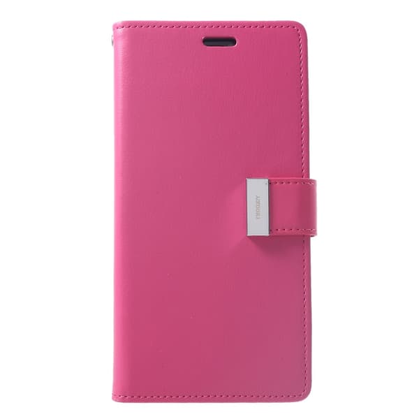 MERCURY GOOSPERY Rich Diary Lompakkokotelo iPhone XS Max - Rose
