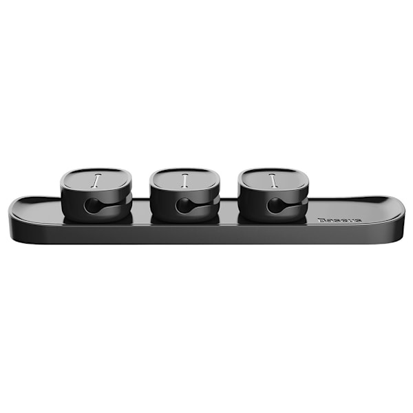 Magneettinen kaapelipidike USB-johdon pidike Wire Organizer Kaapelin hallinta Black