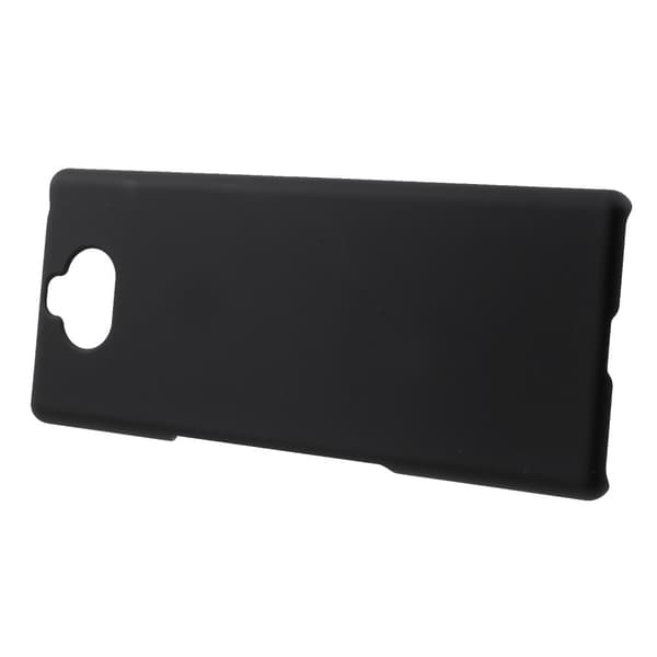 Rubberized Hard Plastic Suojakuori - Sony Xperia 10 - Musta Black