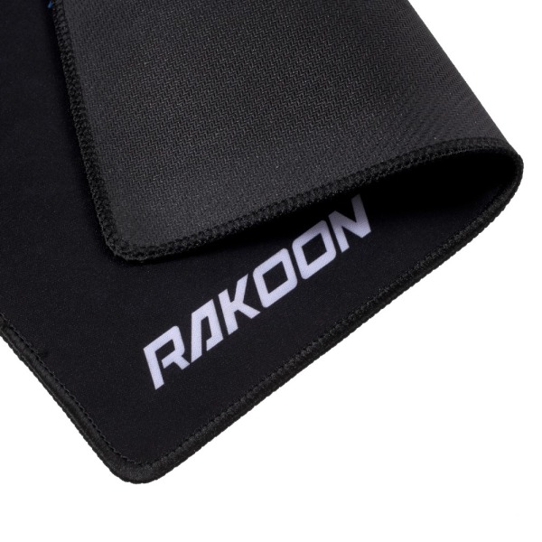 RAKOON Gaming MousePad Musmatta 250x300mm - Blue Dragon Svart