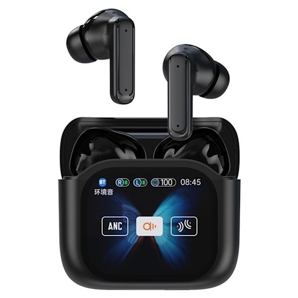 Oversetter 150 Språk Oversettelse Smart Voice Bluetooth In Ear-hodetelefoner - Svart Black