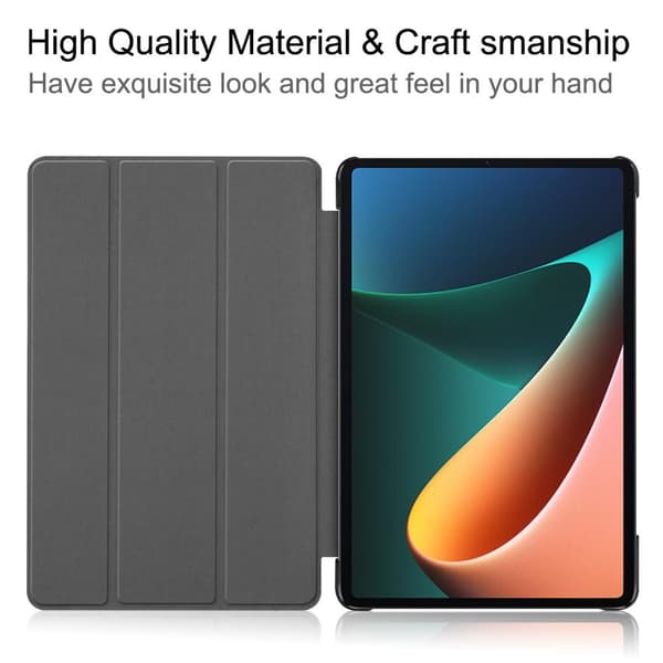 Xiaomi Pad 5 Stativ Slim Fit Deksel Sleep / Wake - Plommeblomst Green
