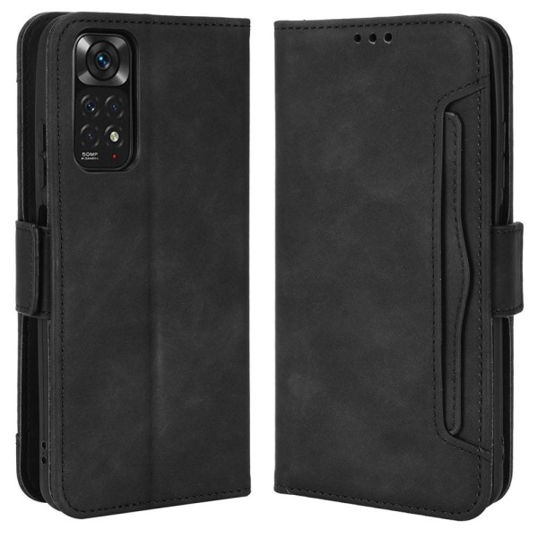 Xiaomi Redmi Note 11 Flip Case -lompakon suojukselle Black