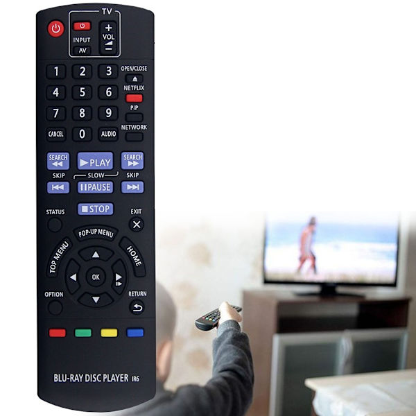 Fjern kontroll utskiftning for N2QAYB000739 for Panasonic Audio Player Black