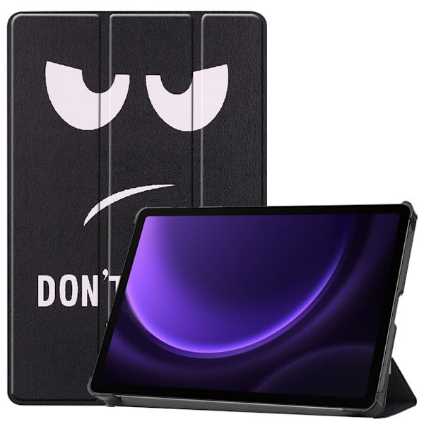 Kolmen taittotelineen älykotelo Samsung Galaxy Tab S9 FE -puhelimelle Multicolor