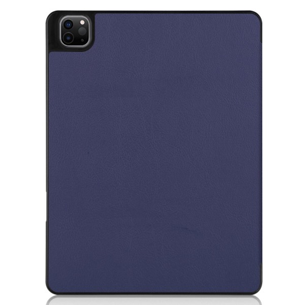iPad 12.9" Pro 2021 Trifoldet Stand Tabletetui Cover - Blå Blue