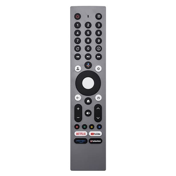 Fjärrkontroll Ersättning för RM-C3295 För JVC TV Röst aktiverad grå