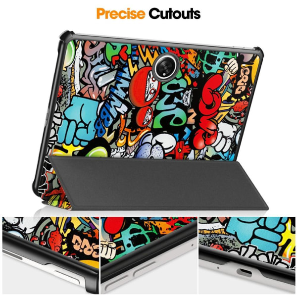OnePlus Pad Trifold Stand -tabletin suojakotelolle - Graffiti Multicolor