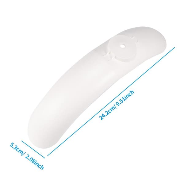 Frontskjerm/Mudguard for Xiaomi Mijia M365/M365 Pro - Hvit White