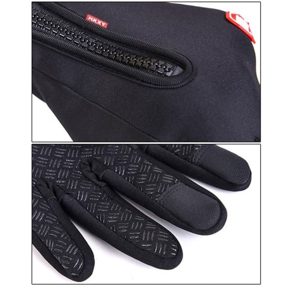 Mc Moped Cykel Vindhandsker med Touch - Small Black M