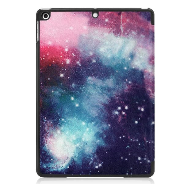Apple iPad 10.2 Trifoldet Stativ Tablet - Taske - Stjernehimmel Multicolor