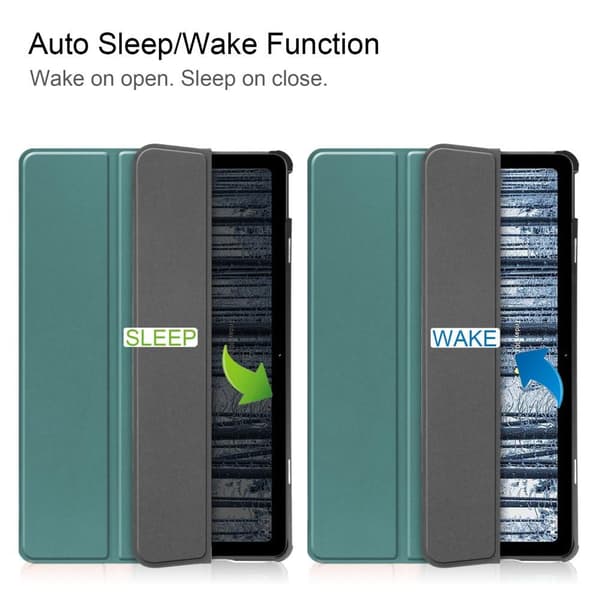 Nokia T21 Tri - fold Stand Wake/Sleep Cover Tablet - etui - Grøn Green