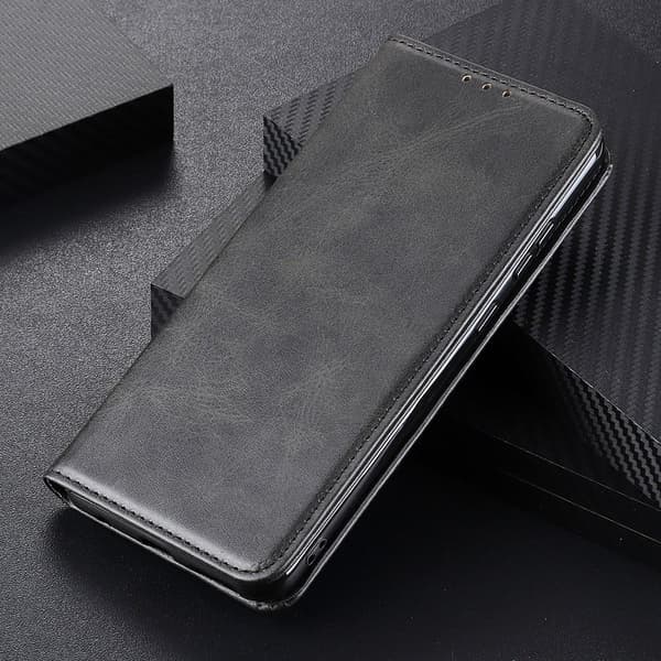 Google Pixel 7 Stand Telefonetui Fuld Beskyttelse Pung Cover - Sort Black