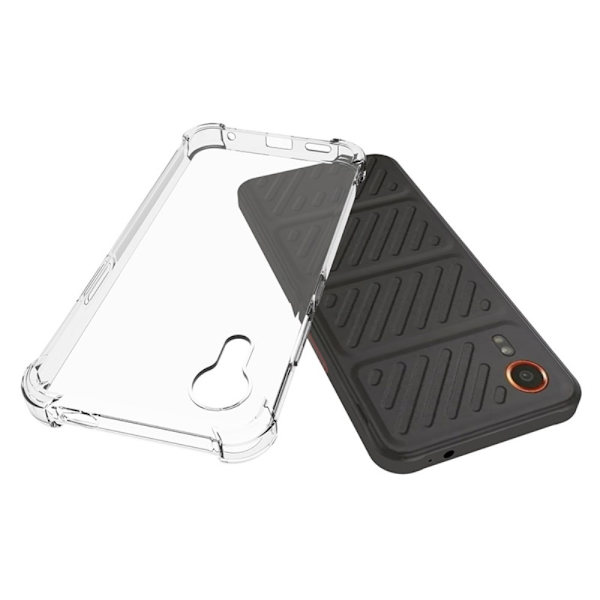 Samsung Galaxy Xcover 7 -kuoren TPU-suojus takana Transparent