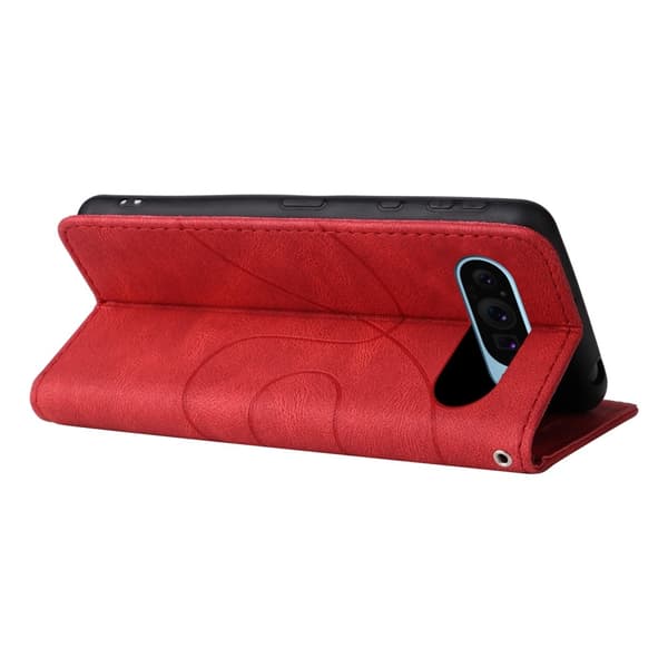 Til Google Pixel 9 / 9 Pro KT - serie - 1 dobbeltfarve etui Red
