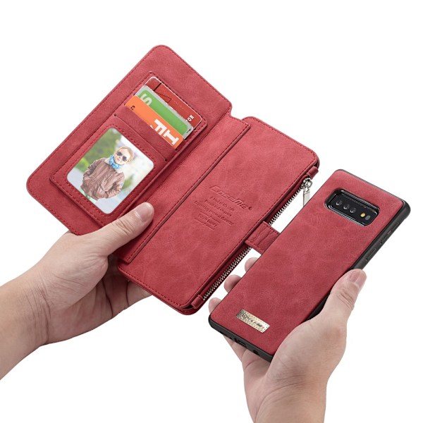 Samsung Galaxy S10+ CASEME 2-in-1 Detachable - Red Red