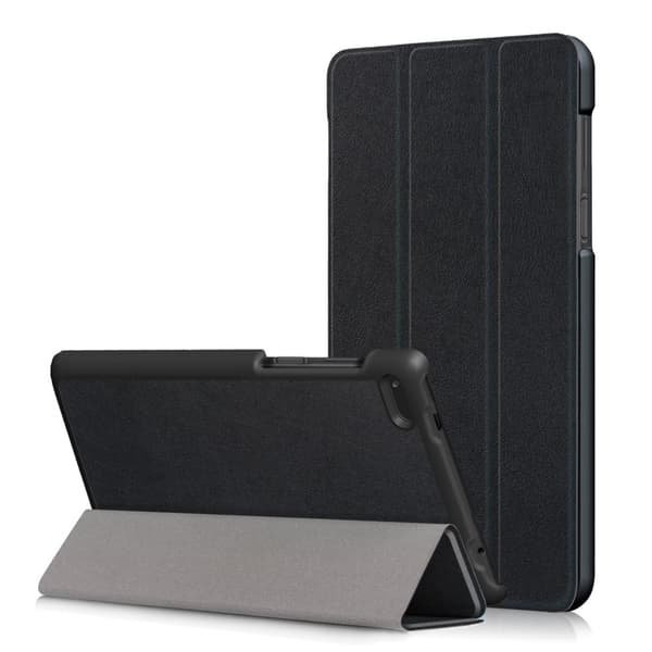 Tri - fold Stand Suojakuori - Lenovo Tab 7 Essential Wifi (NOT LTE/4G) Black