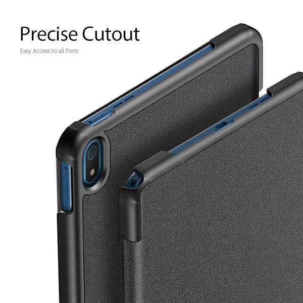DUX DUCIS Trifoldet Stand til Nokia T20 - Sort Black
