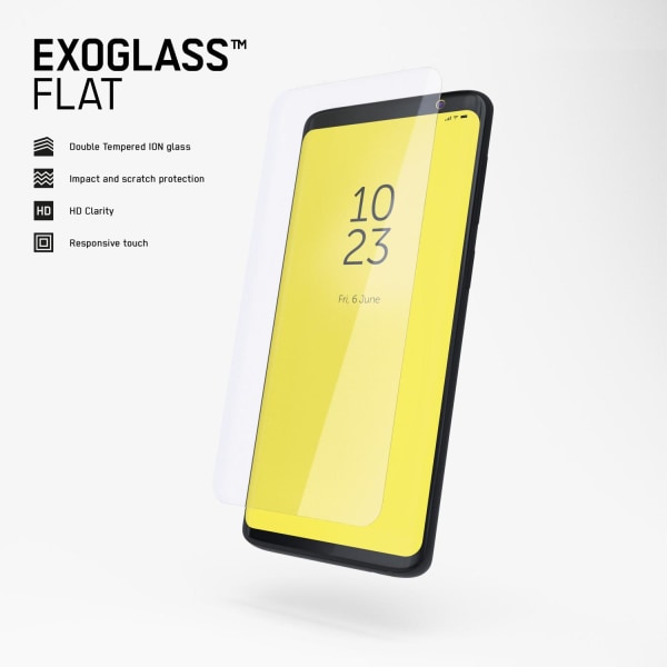 Copter Exoglass Flat till iPhone 15 Pro Transparent