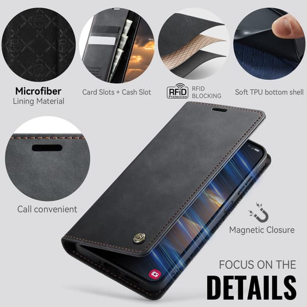 Til Samsung Galaxy A57 5G CASEME mobildeksel Black