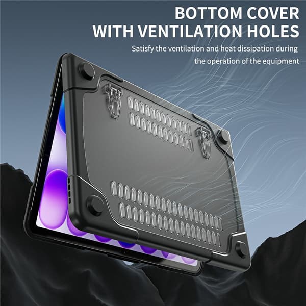 Laptopdeksel med Stativ for MacBook Neo 13 tommer (2026) Black