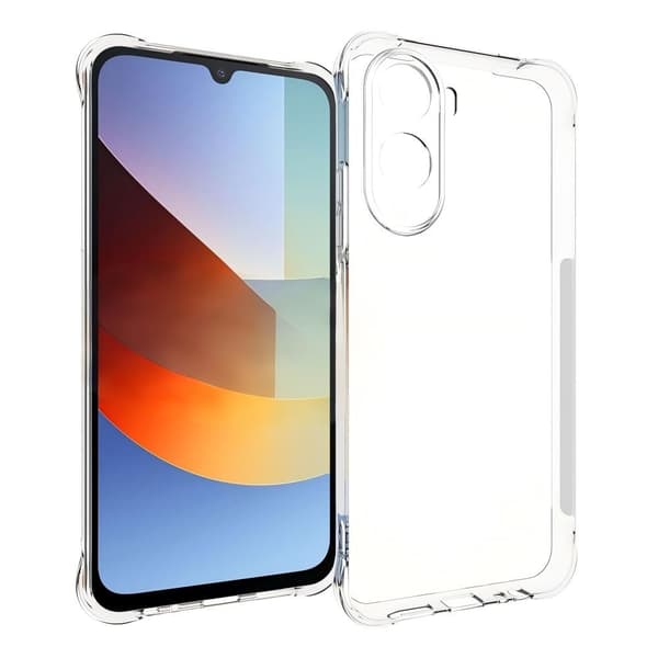 WANLONFENG Puhelinkotelo karkaistulla lasisuojalla Xiaomi Redmi A7 Pro 4G Transparent