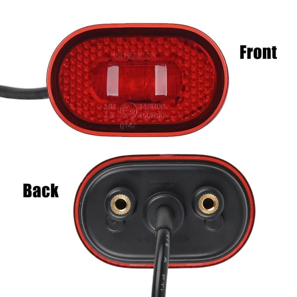 Baglygte LED - lampe til Xiaomi 4 Ultra Scooter Red