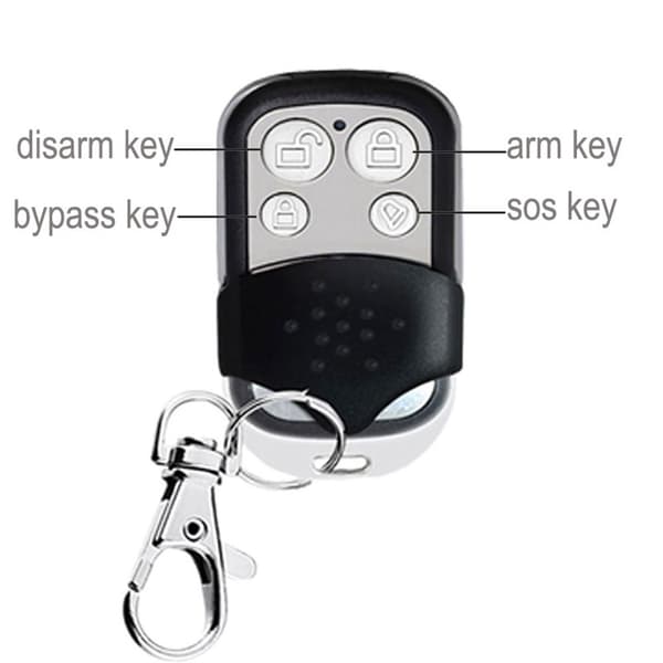 Alarm Door Sensor High Decibel Window Doors Anti-theft System with Remote Control White