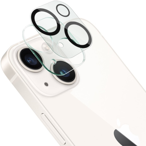 IMAK iPhone 15 / 15 Plus -puhelimelle Integroitu Kameran Linssik Transparent