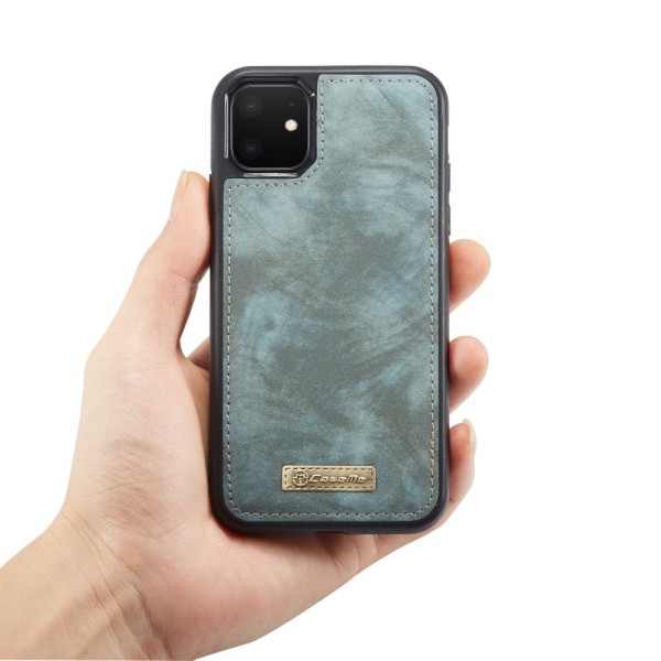 iPhone 11 CASEME Split Wallet Cover - Blå Blue