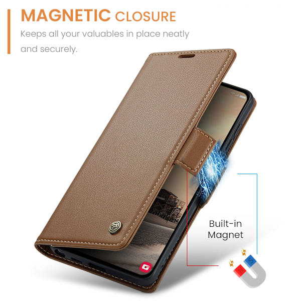 CASEME Plånboksfodral Samsung Galaxy S26 Ultra - Blå brun