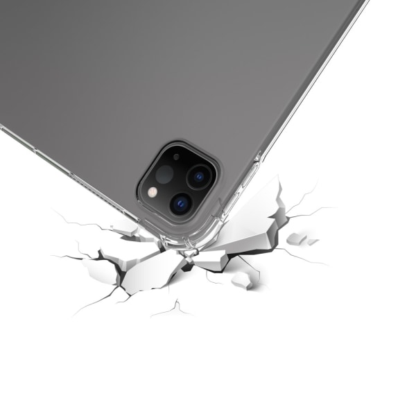 För iPad Pro 11 (2024) Transparent Surfplattfodral TPU Baksidesskydd Transparent