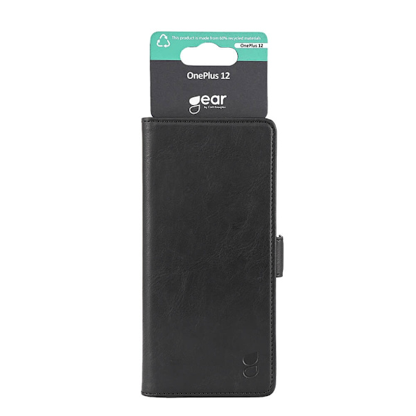 GEAR Mobile Case 3 korttilokero musta - OnePlus 12 Black