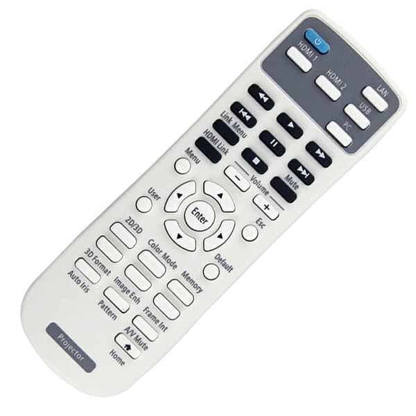 Fjernkontroll Erstatning CH-TW5300 for Epson-projektor White