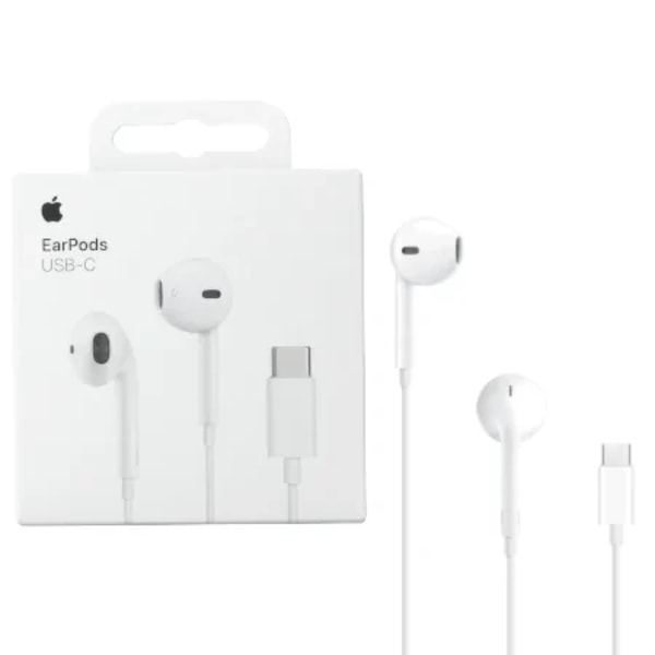 Apple EarPods med fjärrkontroll och mikrofon, USB-C MYQY3ZM/A Vit